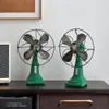 Modèle de ventilateur électrique rétro américain, décoration de meuble TV de bureau, design d'intérieur, artisanat, magasin de vêtements, accessoires d'affichage de fenêtre, cadeaux 240314