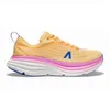 2024 Hot Pink Cloud Running Shoes Clifton 9 Bondi 8 One Free People Movement Tan Beige Orange Kawana Svart och vitt kol x x2 Tennisskor Herrens kvinnors sneakers Dhgate