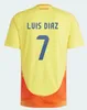 24 25 Colombiaans voetbalshirt kinderset C. CHUCHO CUADRADO voetbalshirt thuis en uit heren Copa America D.VALOYES ARANGO28.