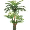 Fleurs décoratives magnifiques uniques de 5 pieds de palmier tropical, plante artificielle, arbre en soie, technologie Real Touch avec protection UV, super qualité 5