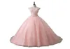 Date rouge doux 16 rose robe de bal robes de Quinceanera 2019 Applqiues perles bal Pageant Debutante formelle soirée robe de soirée de bal 5972536