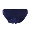 Underpants Solid Low Waist Men's Thong Briefs T-shaped Underwear With JJ Cover Set Bodice Panties Sexy G-strings Erotic Male's