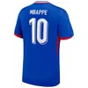 MBAPPE Franse voetbalshirts 22 2023 2024 2025 ZAIRE-EMERY GIROUD GRIEZMANN TCHOUAMENI KOLO MUANI COMAN SALIBA THURAM CAMAVINGA FranceS voetbal heren kindershirt 4XL