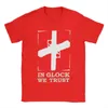 T-shirts pour hommes In We Trust T-shirts hommes amusant coton t-shirt col rond manches courtes grande taille hauts