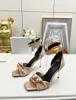 Dress Shoes Sexy High Quality Genuine Leather Heel Slippers Silk Bow Tie Vamp 9.5cm Women Sandal Ladies Pumps Ankle Strap