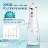 Andere apparaten Draagbare floss-monddouche op waterbasis selecteert nieuwe doe-het-zelf-modus Tandenstokers met 5 mondstukken voor het reinigen van tanden H240322