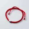 925 Sterling Silver Heart Lucky Red Rope Armband Retro String Thread Charm Armband For Women Friendship Fashion Jewelry 240315