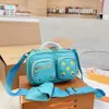 Tasarımcı Çanta Crossbody Çanta 2 PCS Göğüs Kamera Çantası Üçlü Omuz Messenger Çantaları Yardımcı Lady Cüzdanlar Çok Çanta Çantası