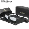 Solglasögon Kingseven Aluminium Mens Solglasögon Högkvalitativa lyxpolariserade UV400 -glas för att köra sporttillbehör Kvinnor gåvor L240322