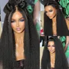 Lace Front Pruiken Kinky Rechte Menselijk Haar Pruik HD Transparante Yaki Rechte Kant Frontale Menselijk Haar Pruiken voor Vrouw Menselijk Haar