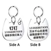 Dog Apparel Customized Cat ID Tag For Pet Personalized Name Kitten Puppy Collar Accessories Products Supplies