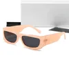 Femme Hommes Designer Lunettes de soleil Hommes Lunettes rectangulaires Lunettes de soleil à monture complète Couleurs mélangées Mode Lunettes pour femme Boîte TOP