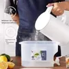 Water Bottles 1 PCS 3.5L Thicken Refrigerator Cold Jug Plastic Pot With Faucet Large Capacity Lemonade Scented Tea Kettle