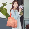 Evening Bags Women Leisure Handbag Large Capacity Tweed Shopping Clutch Bag Multi Pockets Houndstooth Purse For Work Travel Daily Use