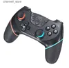 Contrôleurs de jeu Joysticks Bluetooth Wireless Controller pour Nintendo Switch Pro GamePad adapté à Switch OledAndroid avec contrôleur 6Axis pour PCPhone Joyst