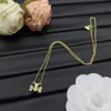 Vergulde zilveren gouden designer ketting diverse stijlen symmetrische kettingen kettingen bescheiden luxe glans ketting vrouw accessoires trendy klassiek zl183 I4