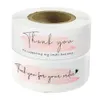 Pink Gift Wrap You 120Pc "Thank For Your Order" Stickers Supporting My Business Package Decoration Seal Labels Stationer r