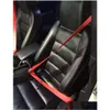 Accessori per cinture di sicurezza Cintura di sicurezza per auto rossa Prolunga per cintura di sicurezza Fibbia regolabile per cintura di sicurezza per set da 1 pezzo Consegna di consegna Automobil Othvs