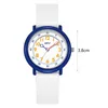 Orologi da polso Orologio da polso diametro 38 mm cinturino in silicone luminoso di facile lettura profondità 3 bar impermeabile per nuoto sportivo bambini