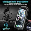 Cell Phone Mounts Holders Waterproof Case Bike Motorcycle Phone holder Handlebar Rear View 4.7 to 6.8 Cellphone Mount Bag Motorbike Scooter Phone Stand 240322