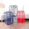 Fournitures en maille panier pliable lavage vêtements sac à linge panier sacs de rangement s