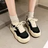 Sapatos casuais 2024 primavera onda único pão crianças grande cabeça grossa moda versátil na moda placa feminina