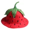 Berets Strawberry Hat Red Fruit Festival Warm Cap Party Gift Headwear Girl Women Comfortable Decorative Cute Fashion