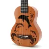 Gitar Sevengancel 23 inç ukulele konseri 4 teller Hawaiian Guitar Güzel Yunus Karikatür Desenleri Çocuklar İçin ukelele En İyi Müzik Hediyesi