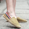 Casual Shoes Summer Linen Men's Handmade Weaving Fisherman Fashion Flat Espadrilles Driving Shoes667