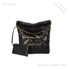 Designer Bag Tote Bag Fashion Women's Bag Fengliu Wave Bag Single Shoulder Bag Chain Bucket Pås veckad 75% Billig utlopp grossist