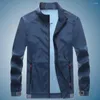 Vestes pour hommes Chic Sunscreen Manteau d'extérieur Surface lisse amicale pour la peau Col montant Hommes Été Cyclisme Vêtement