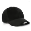 Kulkapslar baseball cap kvinna solid faux päls borstade hattar tjocka varm snapback vinter casual lambool trucker hatt retro ben