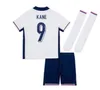 2024 England Soccer Jerseys Saka Rashford Kane Foden Sterling 22 23 24 Grealish Mount Bellingham Tripptier Gallagher Stones Walker Men Kid Kit Set Football