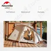 Tält och skydd Naturehike Mini Hiby Pet Tält utomhus vinter självförsörjande varm hund och katt bo vattentät dubbel dörr andningsbar bärbar 240322
