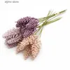 Faux Floral Greenery 6 Pieces Lavender Artificial Flowers Home Decor Wedding Decorations Christmas Scrapbooking Diy Dining Table Vases for Decoration Y240322