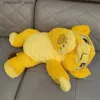 Bambole di peluche Nuovo primitivo Simba Sleep Pose Giant Cartoon Peluche Cuscino bambola di alta qualità 60 cm Q240322