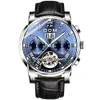 Mechanical Fully Automatic Hollow Tourbillon Men's High End Sports Waterproof Watch