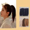 Acessórios de cabelo 50pcs banda básica elasticidade de borracha para mulheres corda durável enlatada headband meninas laços de rabo de cavalo alto