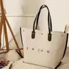 Дизайнерская сумка через плечо с буквенным принтом, высококачественная парусиновая женская сумка большой вместимости, модная и универсальная сумка
