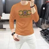 2024 marca de luxo hotsales estilo designers camiseta homem mulheres camisetas com letras broca quente mangas compridas verão camisetas homens soltos tees tamanho asiático M-4XL