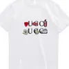 2024 T-shirt di moda Marchi di lusso Marchio Famoso Designer da donna Magliette Estate di alta qualità Senza maniche T-shirt Abbigliamento donna Top Manica corta Taglia