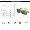 Sunglasses 2022 New Rectangular Womens Designer Sunglasses Womens Brand Retro Glasses Travel Mall Rectangular Sunglasses UV400 Glasses J240322