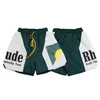 Pantalones cortos para hombres New Sunset Mens Casual Impresión Cintura elástica Barra de corbata con deportes coloridos H240401N91I