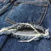 Dames Jeans Sexy Gescheurde Vrouwen Vernietigd Gebroken BuHole Denim Broek Split Vrouwelijke Trendy Cut Hollow Out Broek Straatmeisje XXS XS