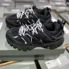 مصمم العلامة التجارية الفاخرة للنساء نساء الأحذية غير الرسمية المسار 1 3 3.0 Triple White Black Sneakers Tess.S. Gomma Leather Trainer Nylon Platform Trainers SHOE SS