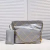 Luxury Gold Thread Tote Bag Designer Cc Bag Womens Shopping Bag Handbag Fashionable Beach Bag Travel Crossbody Shoulder Bag Letter Decoratio