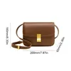 Bag Small Square Women Adjustable Strap Fashion Messenger Metal Lock Hobo Sling Commuting