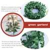 الزهور الزخرفية 7.5m Ivy Ivy Garland أوراق الشجر الأوراق الخضراء محاكاة كرمة لحفل حفل الزفاف DIY عصابات DIY