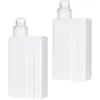 Bouteilles de stockage 2 pièces bouteille de détergent à lessive réutilisable lavage du corps haute capacité conteneur de poudre vide PE shampooings de voyage rechargeables