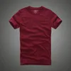 T-shirt à manches courtes pour hommes, 100% coton, couleur unie, col rond, haute qualité, 240313